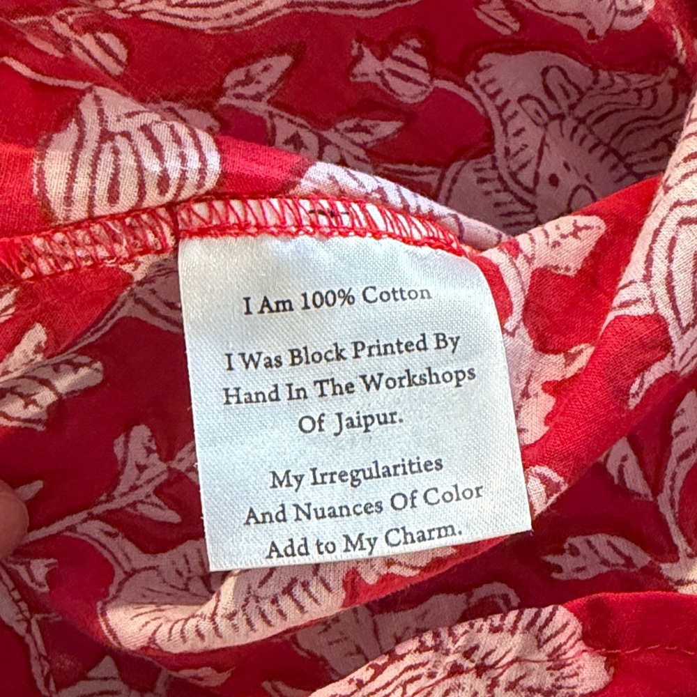 Mille Charlie Top- Red Zinnia Floral Print - Picture 7 of 8